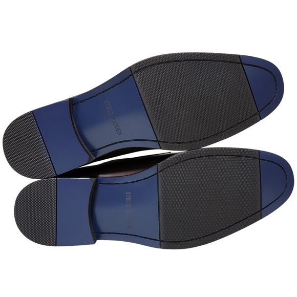 Steve Madden Men Daxtin Plain Toe Derby Oxfords Size US 9.5M Brown Leather - Picture 3 of 4